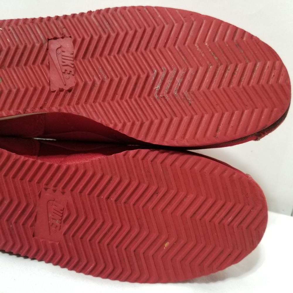 Vintage Nike Cortez Leather RED Suede Size 7.5 Republic Of Korea - Picture 4 of 16